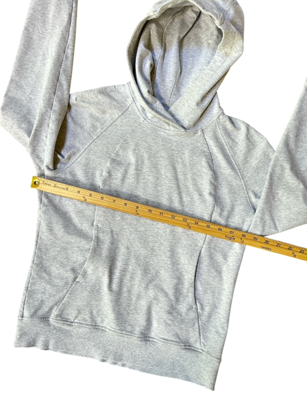 Lululemon Scuba Pullover Heathered Core Ultra Light Grey size 4 - Picture 8 of 8